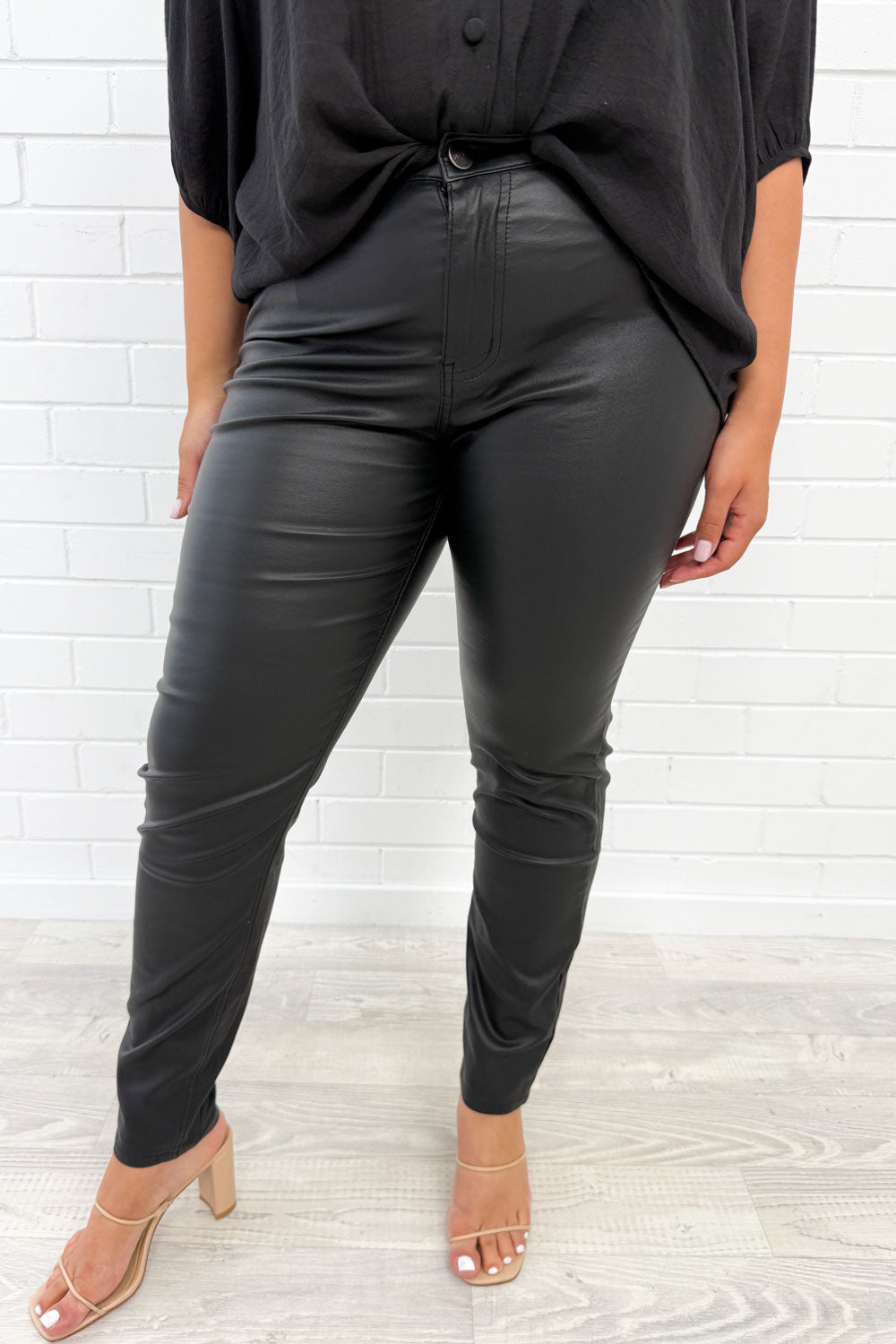 Pippa Wet Look Jeans