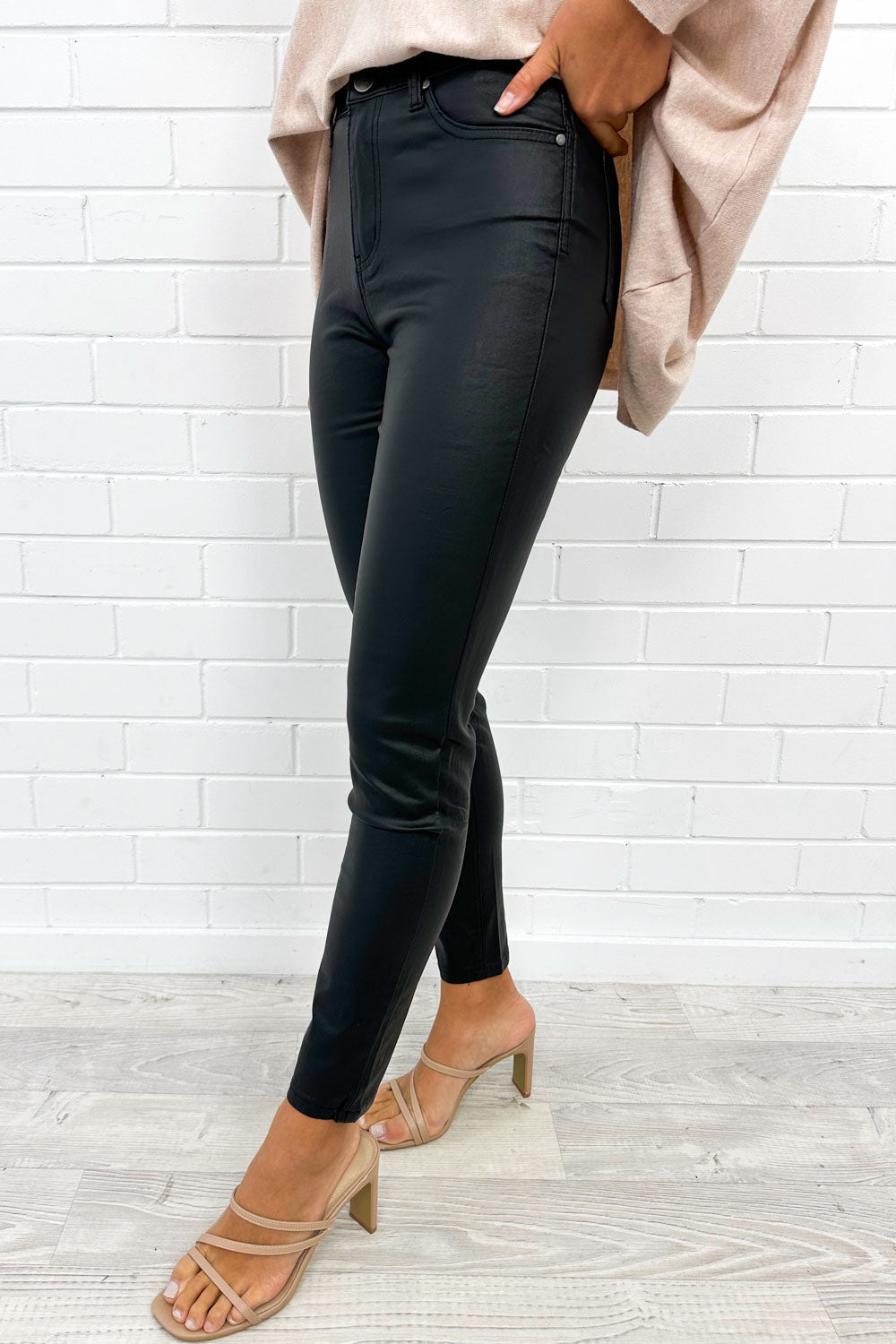 Pippa Wet Look Jeans