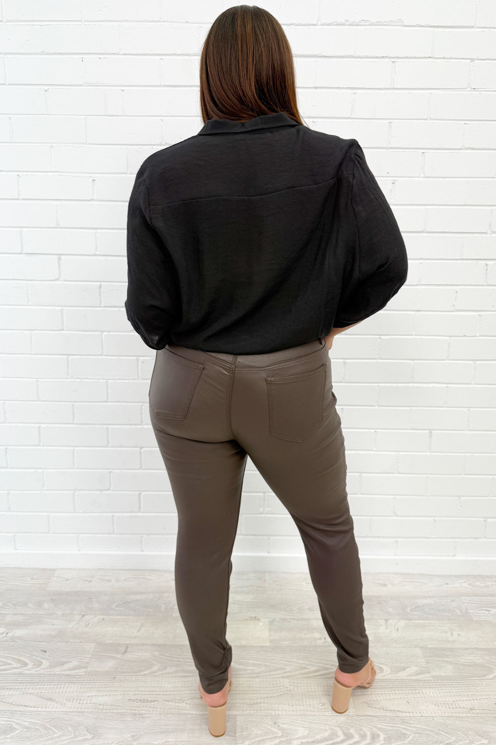 Pippa Wet Look Jeans