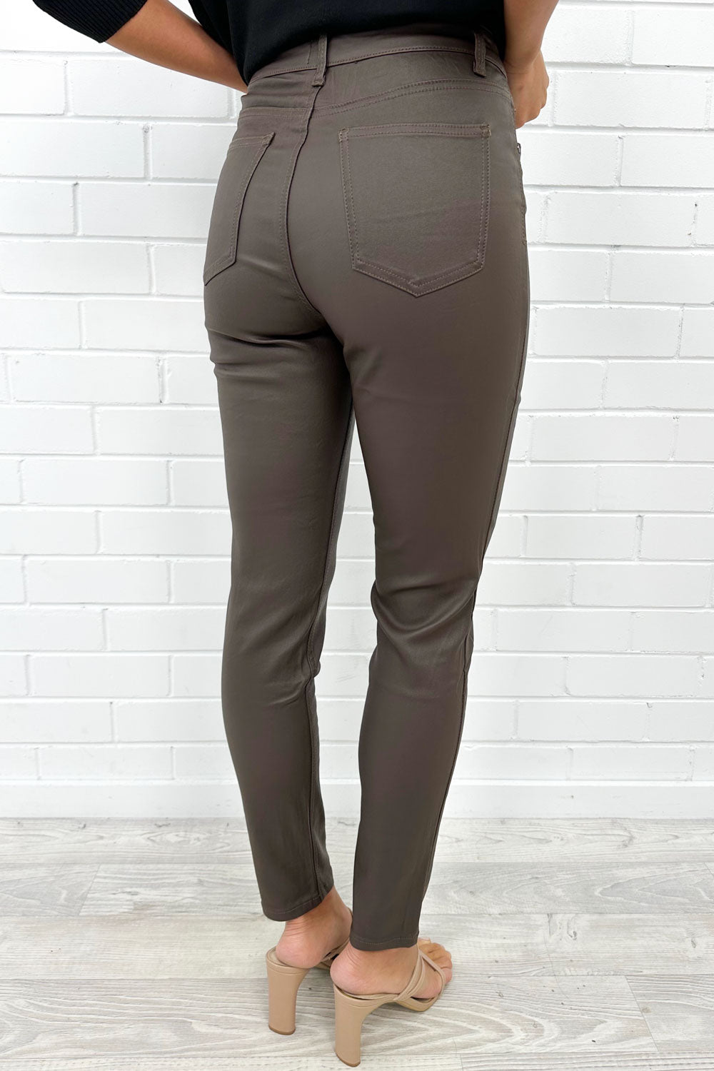 Pippa Wet Look Jeans